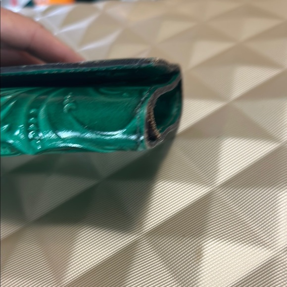 Patricia Nash Green Embossed Wallet - Picture 5 of 5
